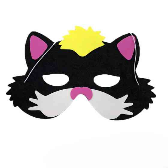 Дитяча маска Кіт one size різнобарвний Київ