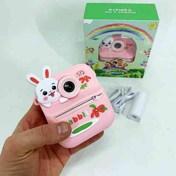 Фотоаппарат для детей настоящий, Фотокамера для детского творчества, Цифровая камера с печатью LG-41 Львов
