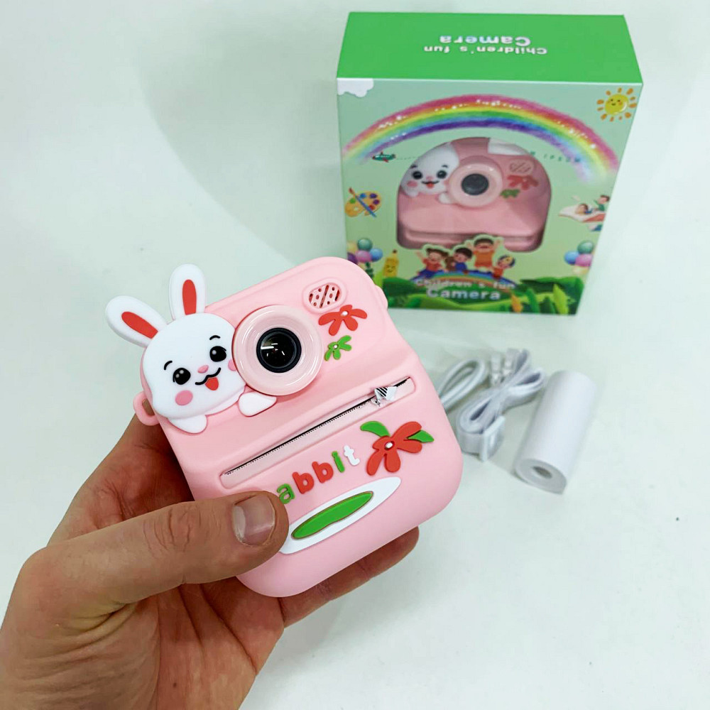 Дитячий фотоапарат селфі з друком фотографій, Дитяча цифрова фотокамера з друком, Фотоапарат для діток IG-55 Львів - фото 5