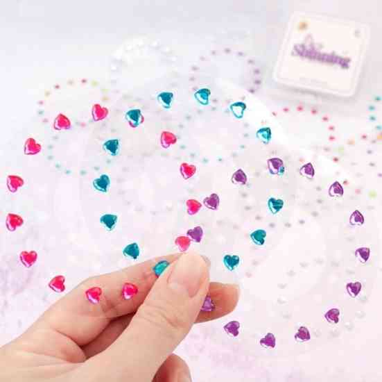 Набір для творчості дівчинці - Стайлер для прикраси стразами Блінгер – Стрази для волосся дитячі Blinger, в комплекті 12 дисків, 180 страз Вінниця