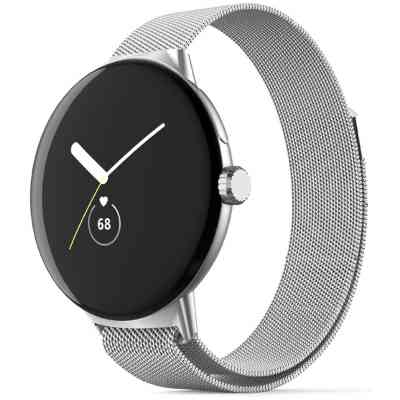 Ремешок для смарт-часов Armorstandart Milanese Magnetic Band для Google Pixel Watch / Watch 2 / Watch 3 41 mm Silver (ARM75448) Винница