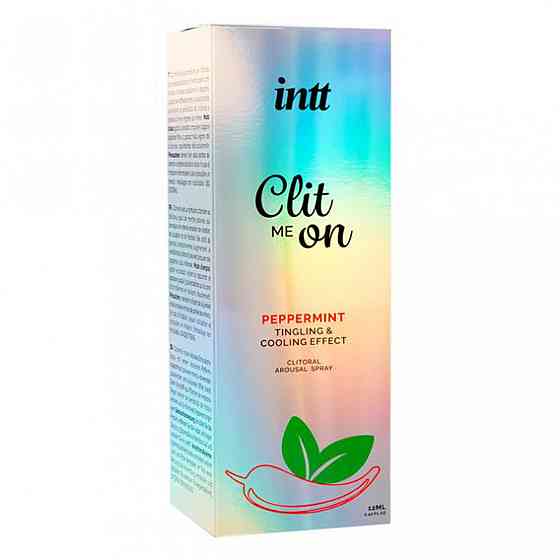 Спрей для стимуляції клітора з ароматом м’яти Intt CLIT ME ON PEPPERMIN Sex Aura Київ