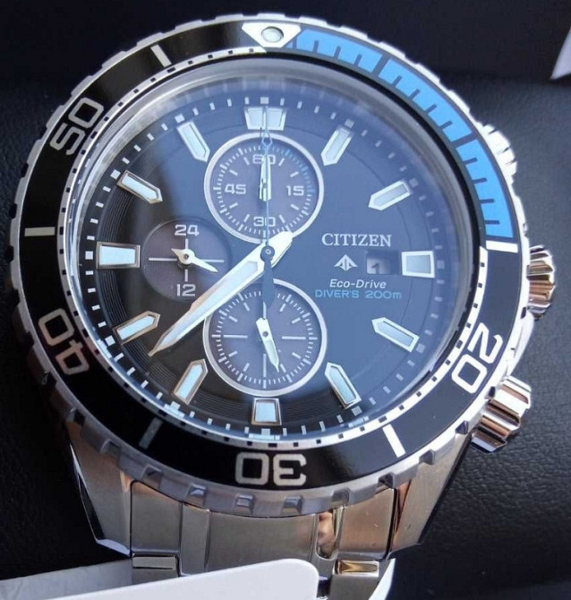 Японские 200м дайверские часы Citizen Eco-Drive CA0719-53E, РРЦ $495 Киев - изображение 3