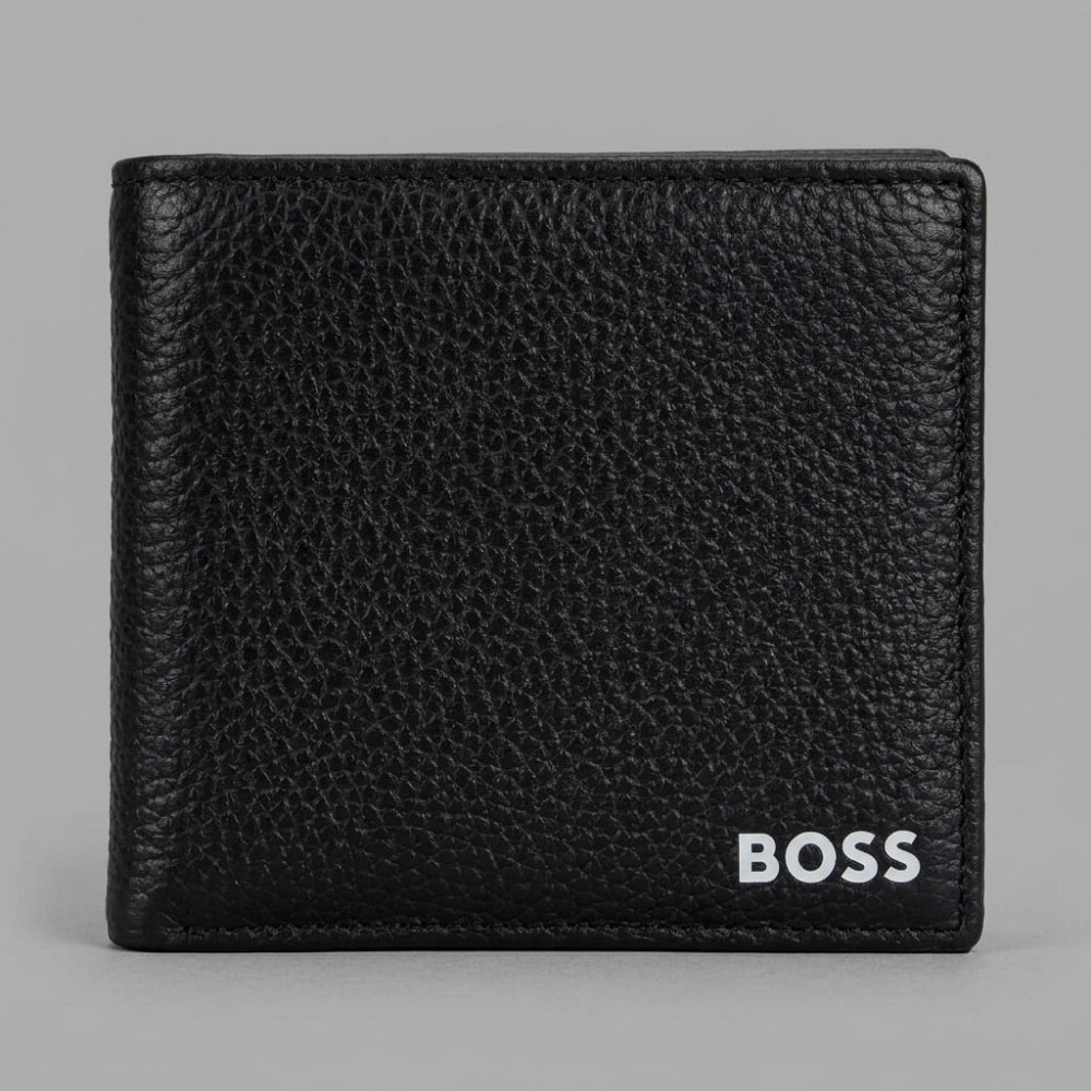 Мужской брендовый кожаный кошелек Boss (7703-1) Киев - изображение 5