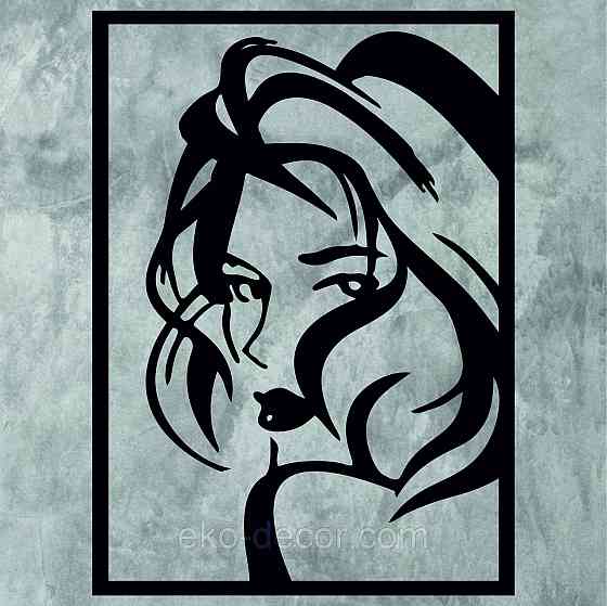 Декоративное настенное Панно «Девушка», Декор на стену Киев