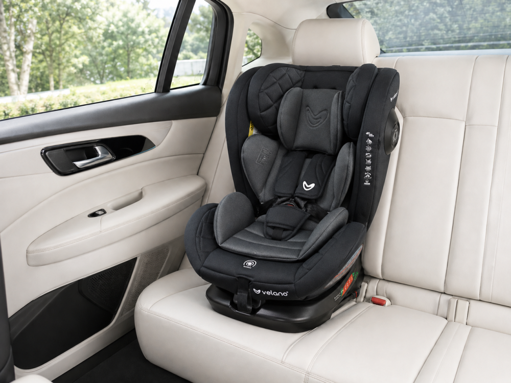 Автокрісло VELANO Aura 360° i-Size 40–150 см, ISOFIX, grey Київ - фото 8