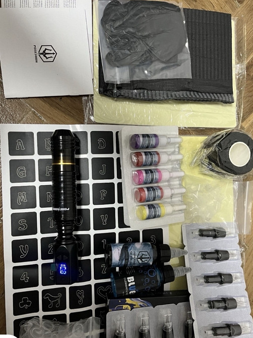 Тату набір машинка POSEIDON. Харків - фото 6