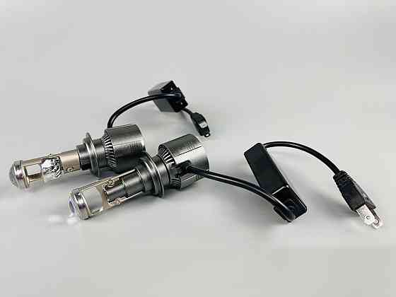Лампа світлодіодна комплект 2 шт. 12 V 90 W set (реальних ватів) LED + лінза + цоколь H7 Мукачево