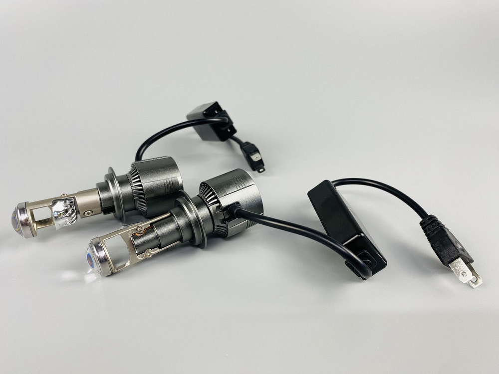 Лампа світлодіодна комплект 2 шт. 12 V 90 W set (реальних ватів) LED + лінза + цоколь H7 Мукачево - фото 5