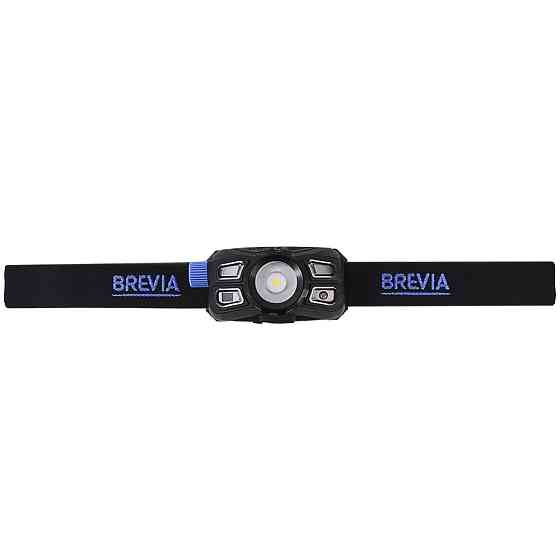 Ліхтар налобний Brevia 400Lm, 5W LED, Zoom, Sensor, 1400mAh Львів