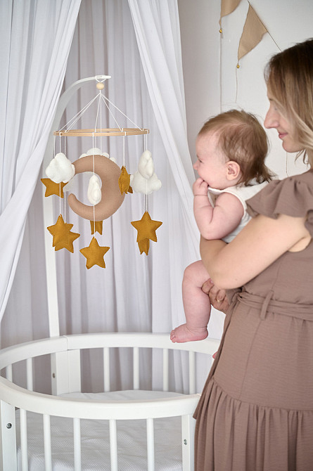 Музичний мобіль WoolyFox «Зоряна ніч» з 35 мелодіями Київ - фото 1