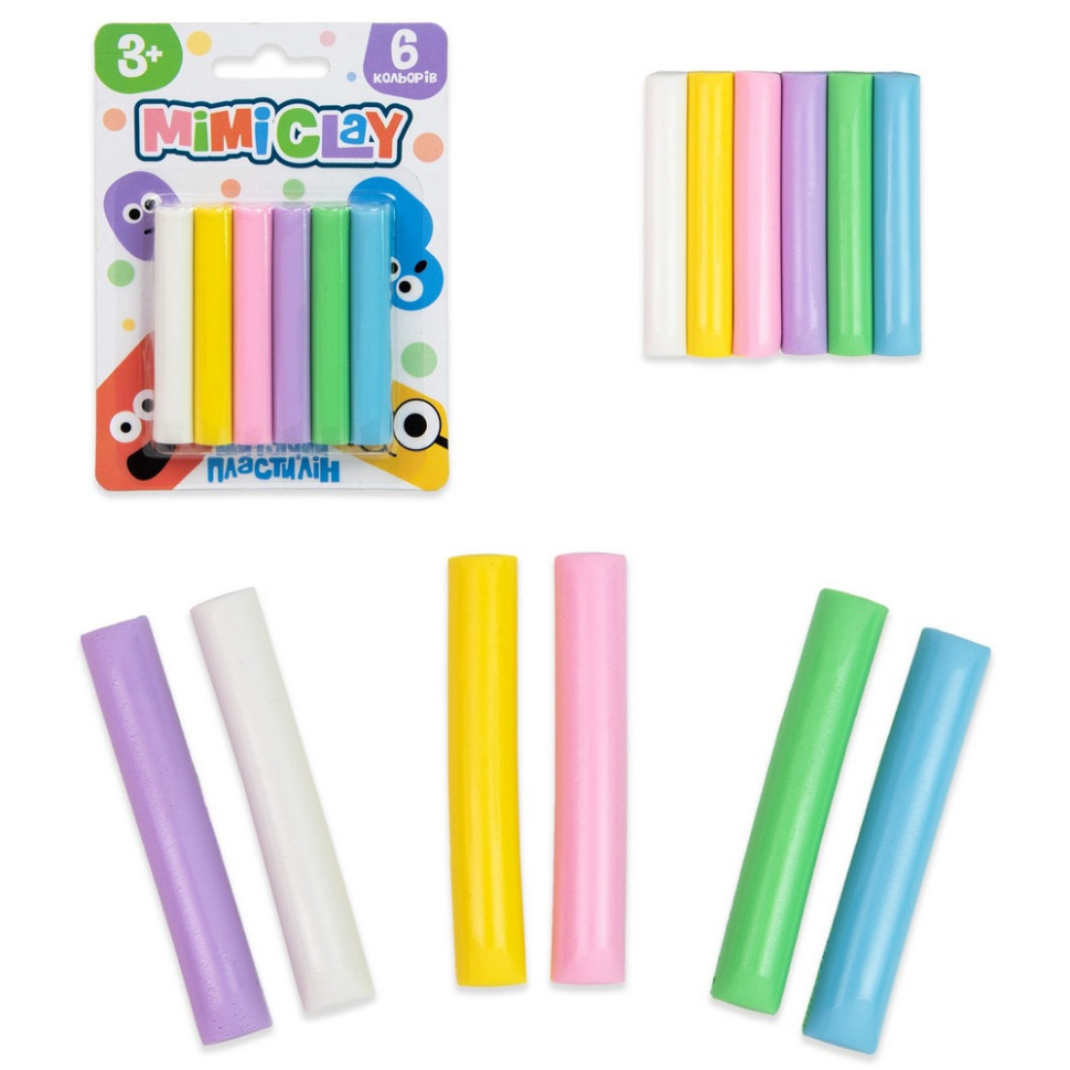 Набір для творчості "Mimi clay" 30425, 6 кольорів Вінниця - фото 2