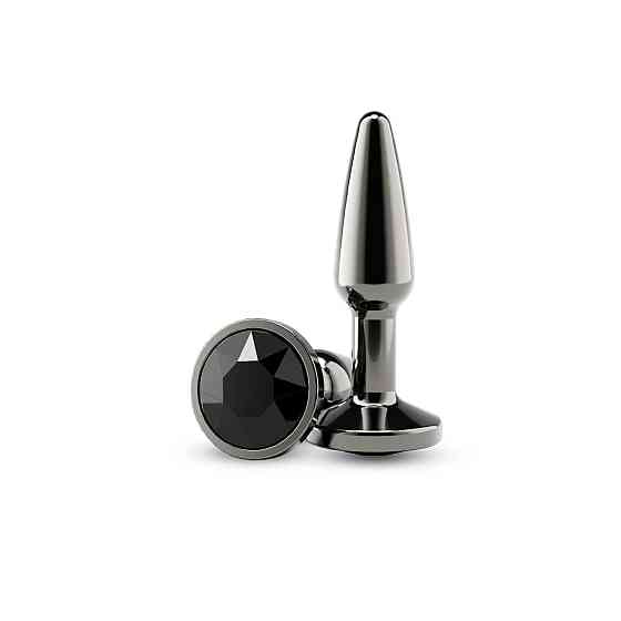 Анальна пробка NS Novelties Rear Assets — Tapered — Small — Gunmetal — Black Sex Aura Київ