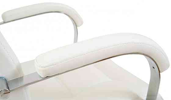 Офісне Крісло Керівника Richman Virginia Lucky White Хром М1 Tilt Білий Київ