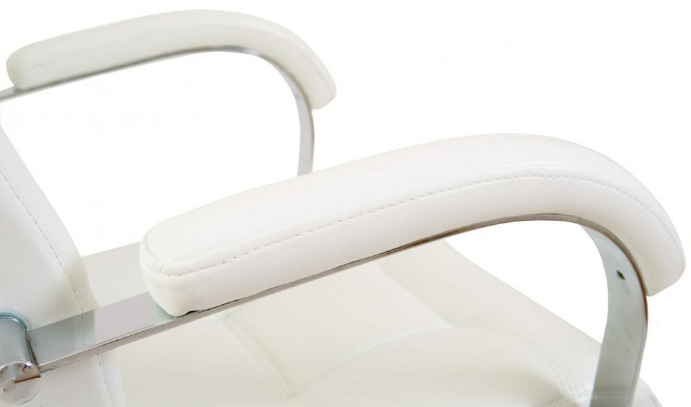 Офісне Крісло Керівника Richman Virginia Lucky White Хром М1 Tilt Білий Київ - фото 4