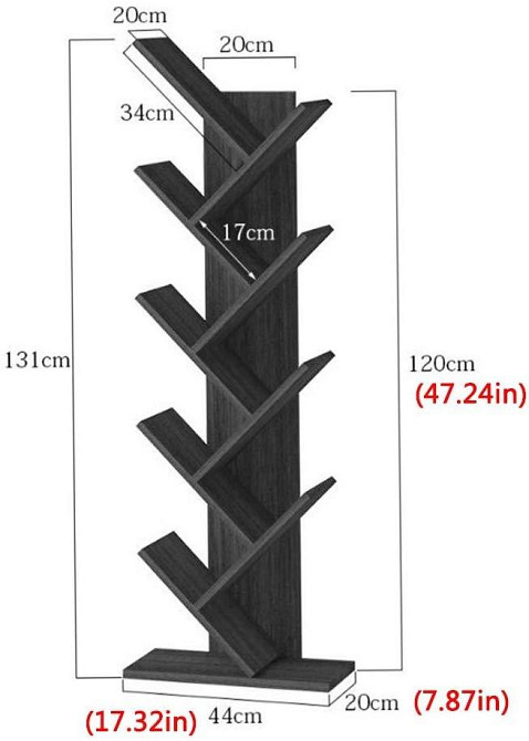Книжковий стелаж "Муракамі 9" венге Миколаїв - фото 6
