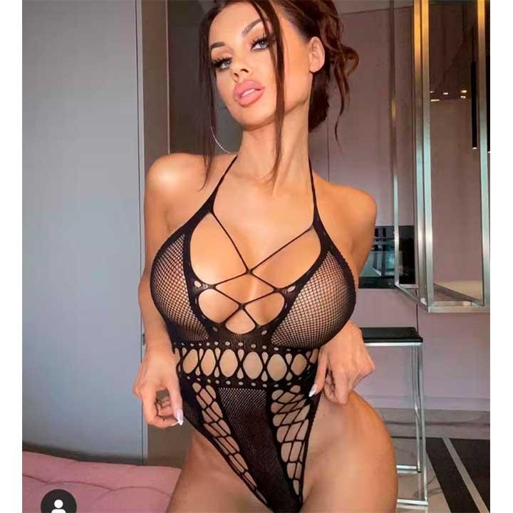 Эффектный боди с открытой спиной - Чёрный - XS/S/M – Эротическое бельё Винница - изображение 2