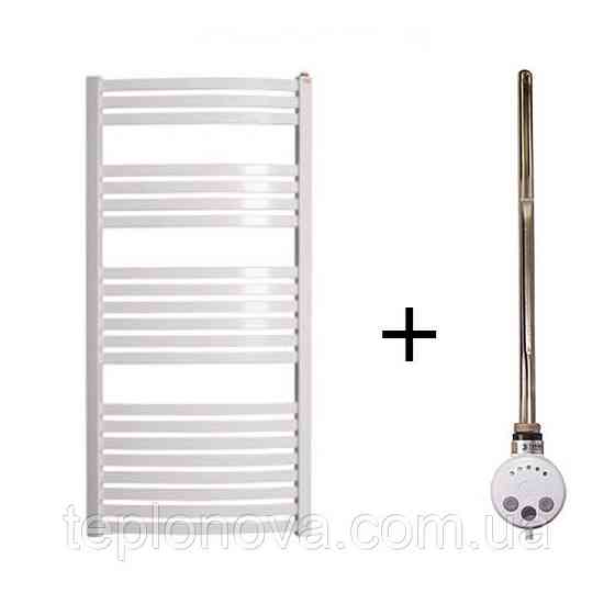 Электрический Полотенцесушитель Белый Плоский 1210х500 Terma Dorota Черновцы