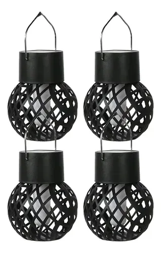 Садовий підвісний світильник з ефектом полум’я LED на сонячній батареї декоративний (1 шт) Одеса - фото 3