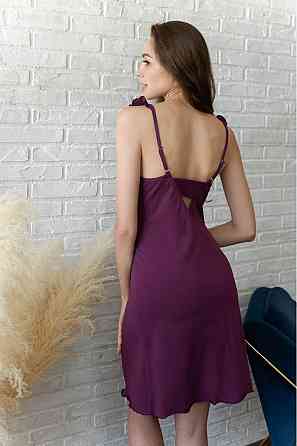 Нічна сорочка з бавовни Marsana 03-085 XL, Чорний, Вино, Смарагд Київ