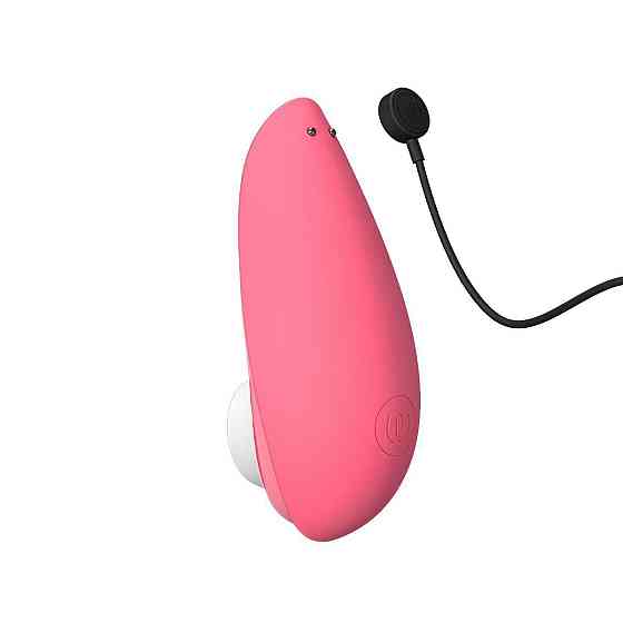 Вакуумний кліторальний стимулятор Womanizer Liberty 2 Vibrant Rose, 8 режимів, магнітна кришечка Sex Aura Київ