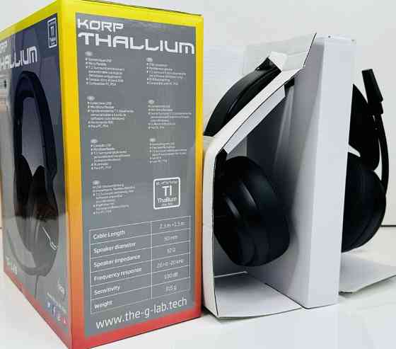 Ігрові навушники гарнітура the G-LAB Korp Thallium(playStation/pc) Київ