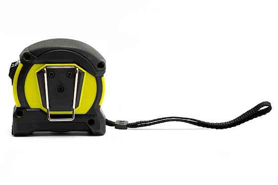 WERTVOLL Рулетка WERTVOLL 8 м×25 мм з магнітами фіксатор полотна покриття TPR нейлонове покритт Київ