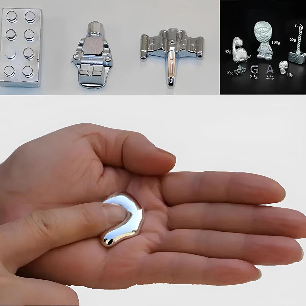 Метал Галлій RESTEQ 20 грамів — метал Ga з чистотою 99.99%, плавиться в руці Київ - фото 1