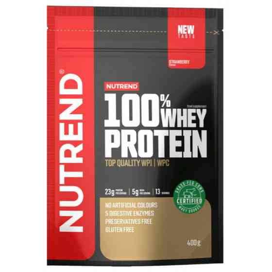 Протеин Nutrend 100% Whey Protein 400 g (strawberry) Луцк