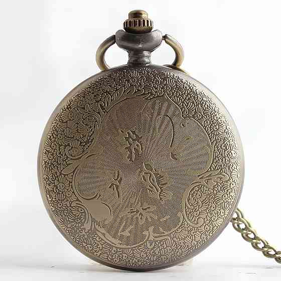 Часы на цепочке с гербом Хогвартс RESTEQ 47 мм, Часы карманные Гарри Поттер, Часы с эмблемой Хогвартс Киев