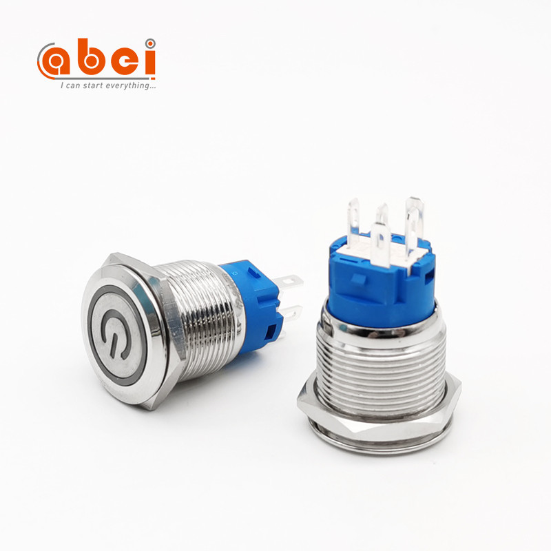 Кнопка 16мм с красной подсветкой для авто и электроники Киев - изображение 3