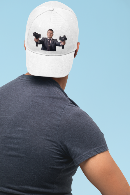 Кепка/Бейсболка з принтом президента Зеленським Чернівці - фото 3