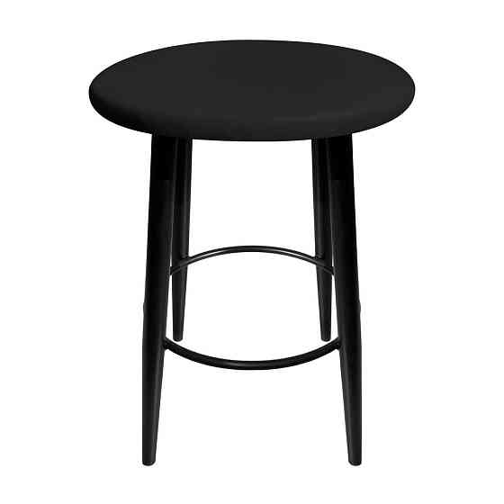 Стілець табурет м'який MollyDesign Fly 2230 чорні ніжки Чорний Київ