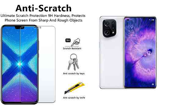 Захисне скло NeoGlass для Oppo Find X5, X5 Pro – надпрозоре та стійке Київ
