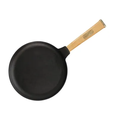 Сковорода Brizoll Optima чавунна з ручкою для млинців 220х15 мм (O2215-P) Винница - изображение 6