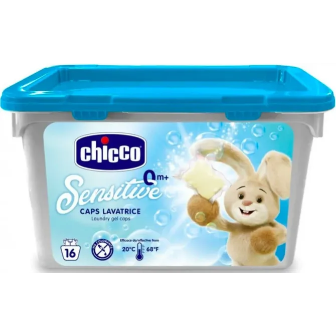 Капсули для прання дитячої білизни Chicco Sensitive 16 шт. Львів - фото 1