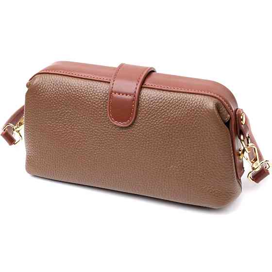 Красивий клатч з цікавою клямкою з натуральної шкіри (Vintage) Київ