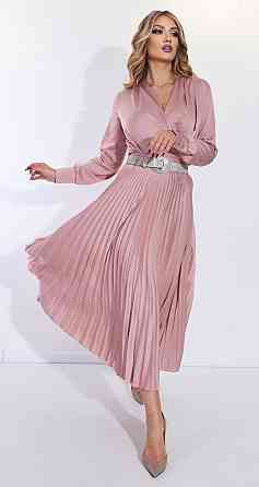 Костюм зі спідницею гофре із шовку (42) Київ