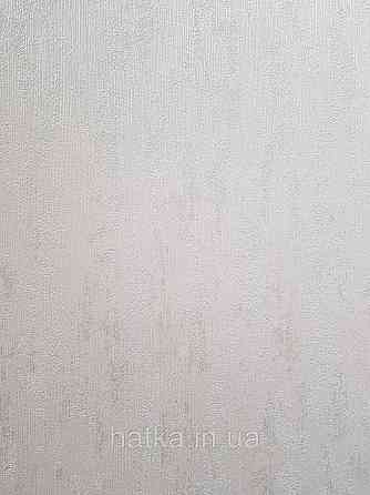 Обои метровые виниловые на флизелине Sintra Structure однотонные мазки светло серые серебристые 521151 Киев