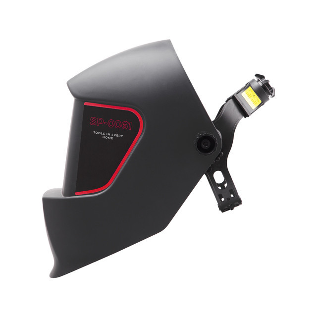 Маска зварювальника "Хамелеон" INTERTOOL SP‑0061, авт. затемнення, 2 сенсора, DIN 11, вікно 90×30 мм, РР універсальна маска Львів - фото 2