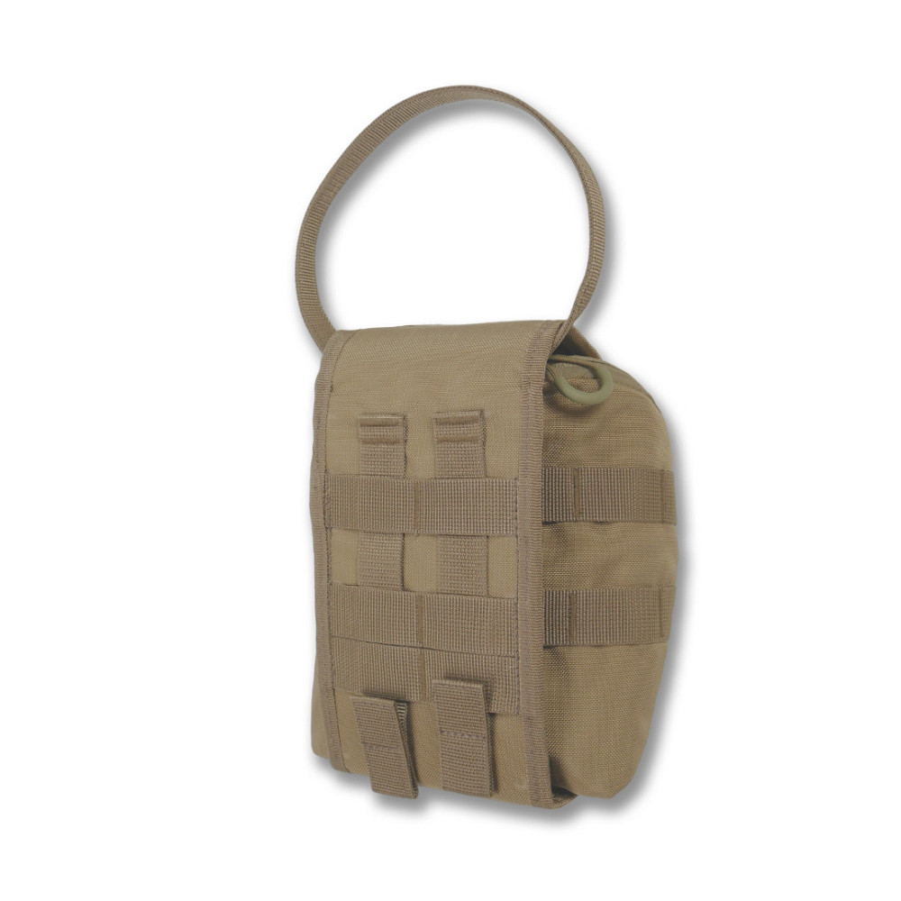 Подсумок-аптечка (быстрый сброс) Kiborg GU Cordura Coyote. Отрывной аптечный подсумок на пояс Киев - изображение 3