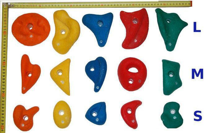 Детский набор зацепов для скаладрома, 5 ШТ., размер L (Большой) Киев - изображение 5