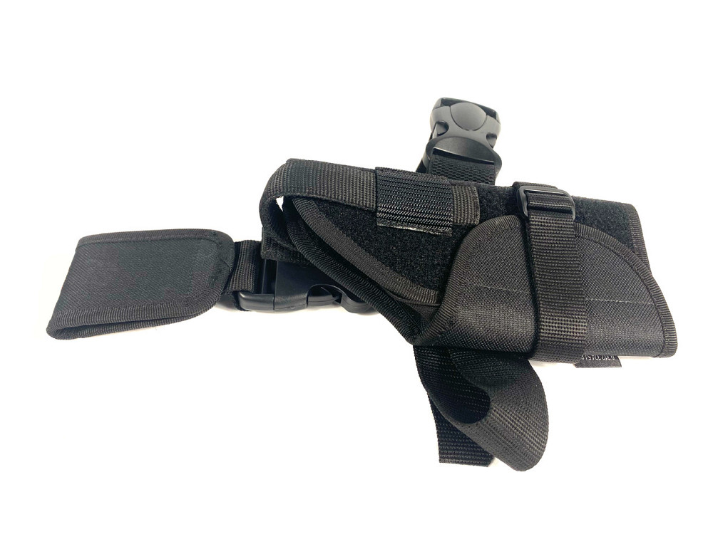 Кобура на ногу для пістолета для військових та армії зсу, сумка для пістолета тактична Чорна Кам'янець-Подільський - фото 3