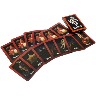 Настільна гра Fun Games Shop Мафія пластикова (укр.) (58263) Вінниця - фото 5