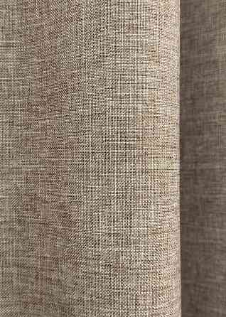 Шторна тканина льон фактурний легкий, колекція “ALORA-TON” колір капучино 1876ш Київ