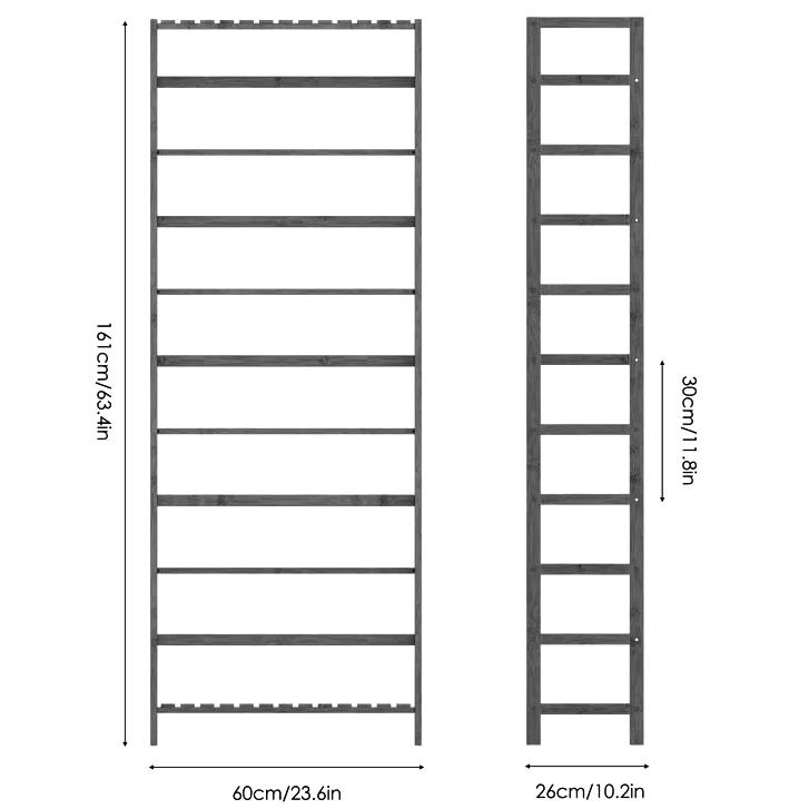 Етажерка для ванної "Даманхур" палісандр Миколаїв - фото 2