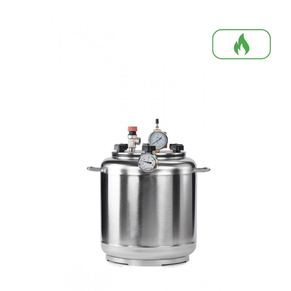 Автоклав бытовой А16 на 16 банок, нержавеющая сталь, домашний для консервирования Киев - изображение 1