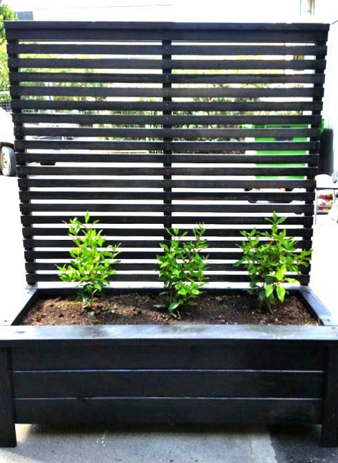 Кашпо зі шпалерою "Дечелі" венге Миколаїв - фото 1