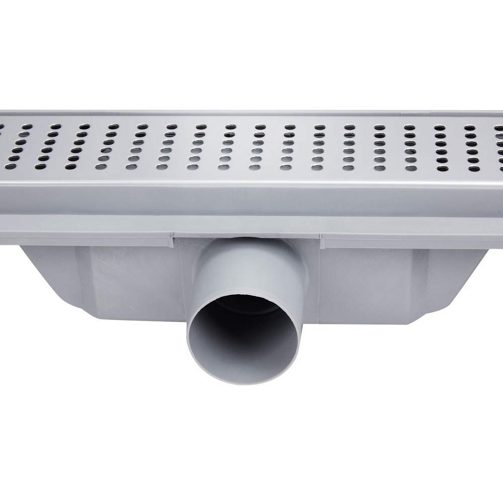 Трап Qtap Dry FB304-700 лінійний із сухим закривом і неіржавкою решіткою 700х73 Київ - фото 4