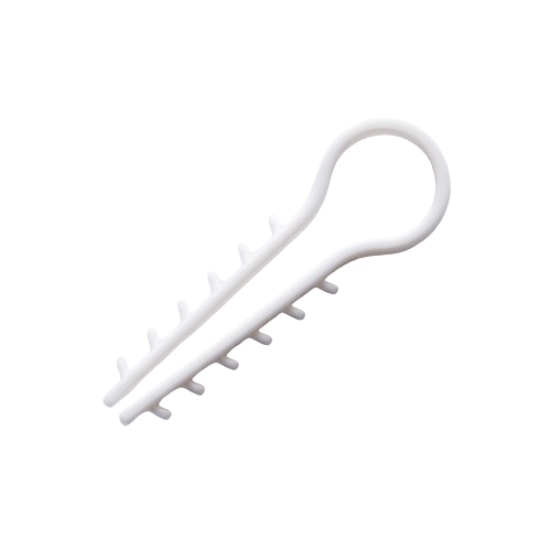 Дюбель-ялинка 16мм для круглого кабелю білий 50 шт/уп APRO Житомир